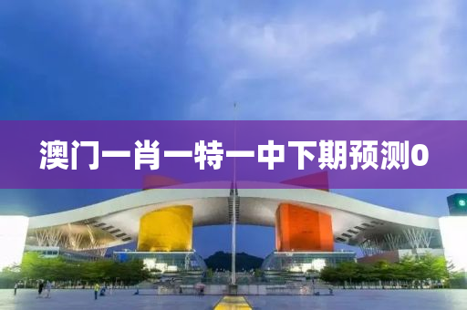 澳門一肖一特一中下期預測0